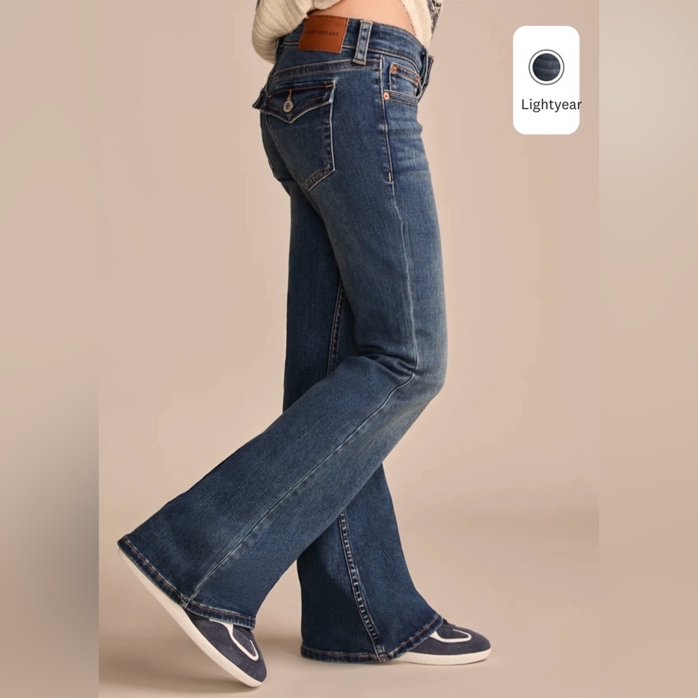 Lucky Brand Dark Wash Flare Jeans - Picture 4 of 11